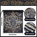 Set of 6 Velvet Tarot Card Storage Bags