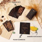 Tarot Card Set with Guidebook and Accessories