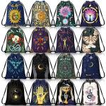 16 Pcs Velvet Tarot Card Storage Bag Set
