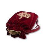 Red Velvet Mandala Tarot Bag & Dice Pouch