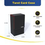 Black Tarot Card Holder with Magnetic Closure
