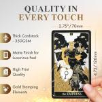 Wyspell Classic Tarot Deck with Guidebook for Beginners