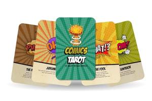 Comics Tarot Deck with Fun Comic Bubbles