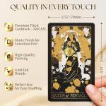 Wyspell Classic Tarot Deck with Guidebook for Beginners