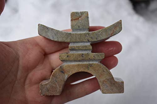 Hand Carved Inukshuk Statue - 3