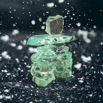 4.5" Clear Glass Inukshuk Statue