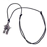 Inukshuk Pendant Necklace with Adjustable Cord