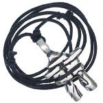 Inukshuk Pendant Necklace with Adjustable Cord