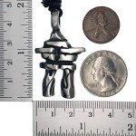 Inukshuk Pendant Necklace with Adjustable Cord