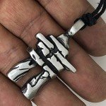 Inukshuk Pendant Necklace with Adjustable Cord