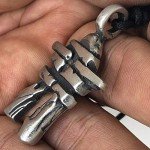 Inukshuk Pendant Necklace with Adjustable Cord