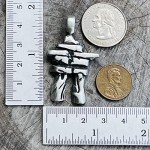 Inukshuk Pendant Necklace for Safe Travel Protection
