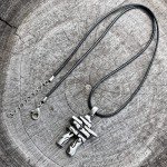 Inukshuk Pendant Necklace for Safe Travel Protection