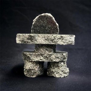 2.5" Mini Granite Inukshuk Statues