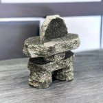 2.5" Mini Granite Inukshuk Statues