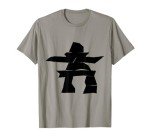 Black Inukshuk Silhouette Graphic Tee