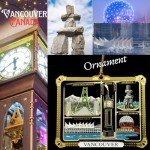 Brass Inukshuk Statue - Vancouver Landmark Decor