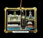 Brass Inukshuk Statue - Vancouver Landmark Decor
