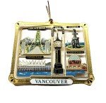 Brass Inukshuk Statue - Vancouver Landmark Decor