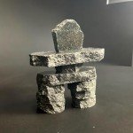 3.5" Granite Inukshuk Statue