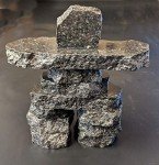 Granite Inukshuk Statue – 7.5 Inches Tall