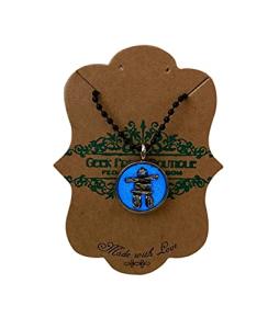 Glowing Inukshuk Pendant Necklace - Inuit Symbol