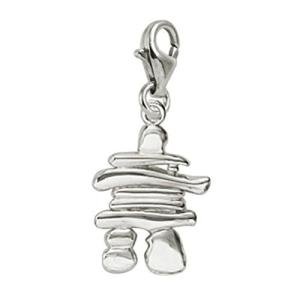 Sterling Silver Inukshuk Charm with Lobster Claw