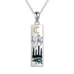 Inukshuk Bear Necklace for Nature Lovers