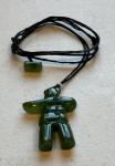Northern Guardian Inukshuk Nephrite Jade Pendant