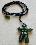 Northern Guardian Inukshuk Nephrite Jade Pendant