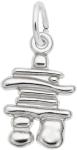 Sterling Silver Inukshuk Charm - Rembrandt Design