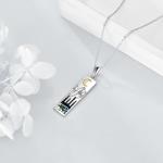 Inukshuk Bear Necklace for Nature Lovers