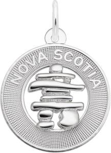 Gold Nova Scotia Inukshuk Ring Charm by Rembrandt