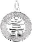 Whistler Inukshuk Ring Charm in Sterling Silver