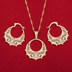 Inukshuk Statue Jewelry Set - African Art