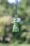 Jade Inukshuk Pendant Necklace on Cord