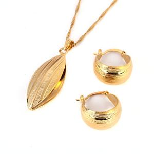 Ethiopian Inukshuk Jewelry Necklace and Earring Set