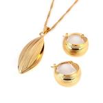 Ethiopian Inukshuk Jewelry Necklace and Earring Set
