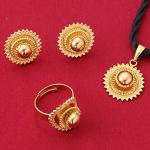 Inukshuk Inspired Gold Filled Jewelry Set