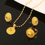 Inukshuk Statue Jewelry Set with Earrings and Pendant
