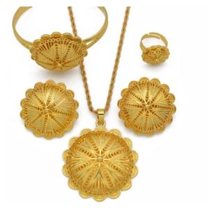 Ethiopian-Inspired Jewelry Set for Women