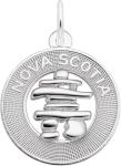 Nova Scotia Inukshuk Sterling Silver Ring Charm