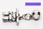 Dave The Bunny Inukshuk Charm for Unique Gifts