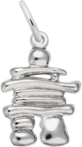 Sterling Silver Classic Inukshuk Charm