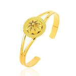 Gold Plated Inukshuk Statue Jewelry Set