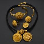 Ethiopian & Eritrean Gold Jewelry Set for Women