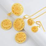 Ethiopian Gold Jewelry Set for Weddings and Gifts