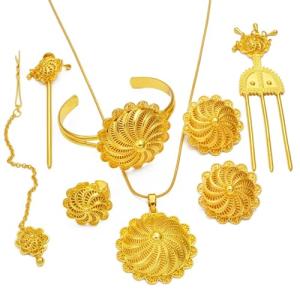 Elegant Ethiopian Jewelry Set for Women