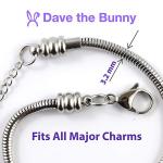 Dave The Bunny Inukshuk Large Charm Bracelet
