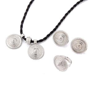 Gold Plated Inukshuk Statue - Wedding Engagement Set